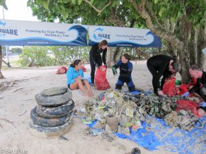 Sorting rubbish Aug 14