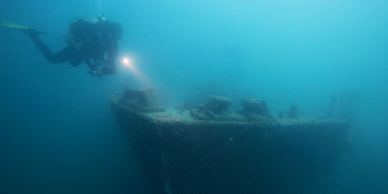 big blue - konanda wreck